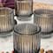 Kate Aspen® Ribbed Glass Votive Candle Holder Set